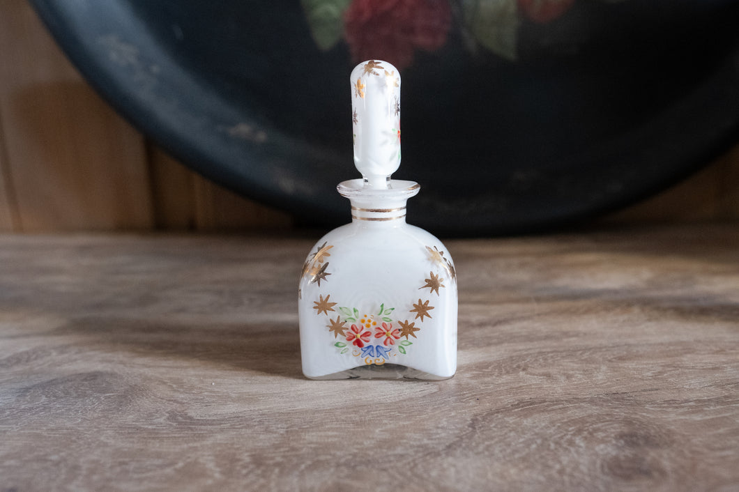 Frasco de perfume pintado à mão