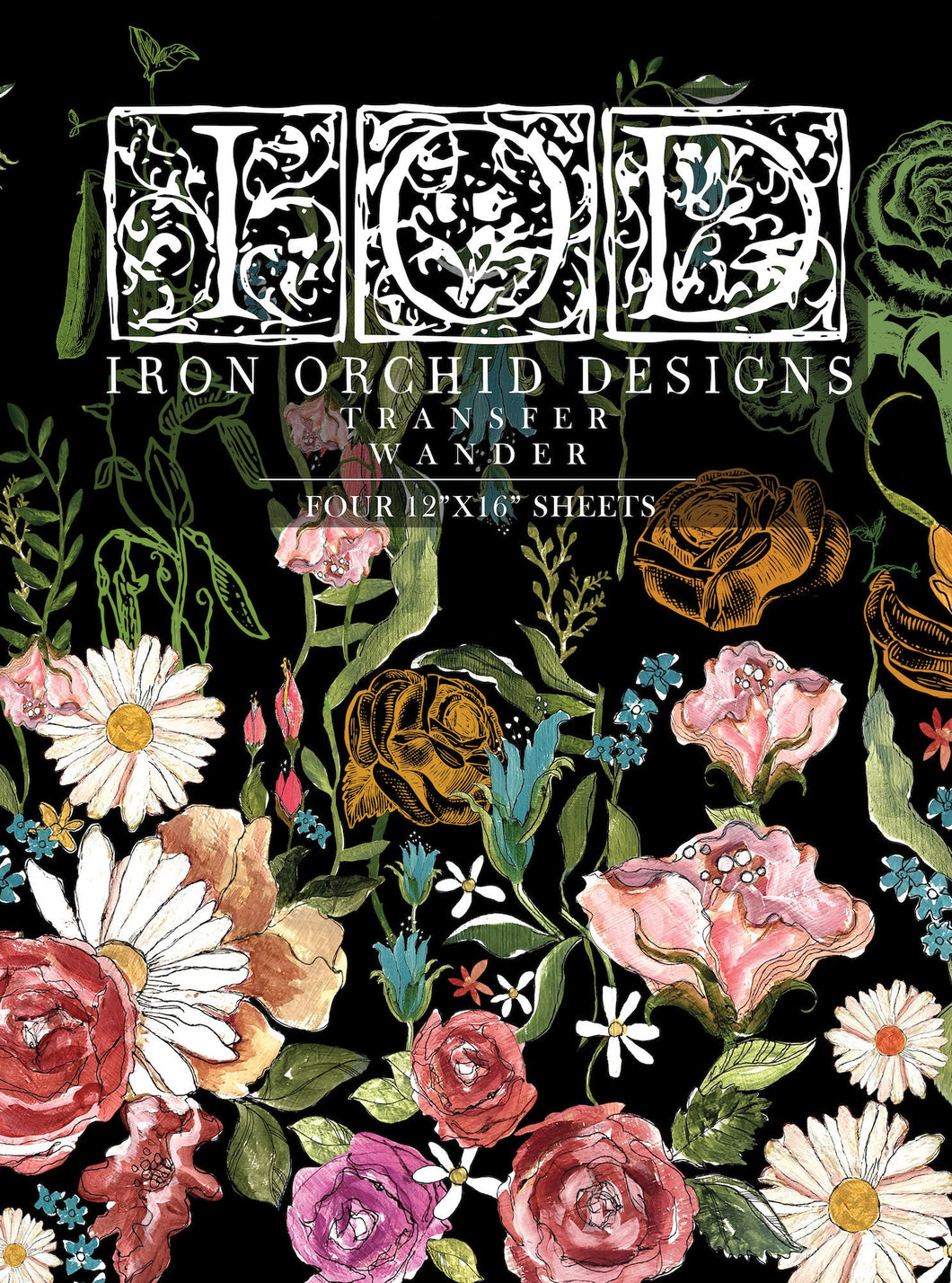 IOD Wander IOD Transfer 12×16 Pad™ Iron Orchid Designs